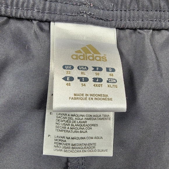 Adidas Pants Womens XL Black Coral Cropped Track Yoga Capris - Picture 4 of 7